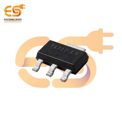 T1117-3.3 SOT 223 Voltage Regulator Pack of 5pcs